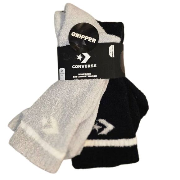 Converse 2-PK Home Gripper Socks - Picture 1 of 5